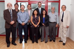 Delegation from El Salvador in HQ of the ICMP
