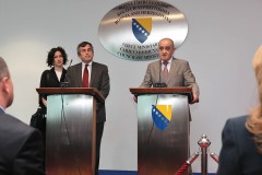 ICMP's Chariman Thomas Miller and the Chairman of the BiH Council of Ministers Vjekoslav Bevanda