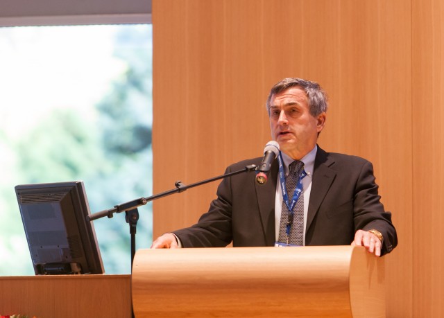 ICMP Chairman Thomas Miller speaks at ICMP's conference