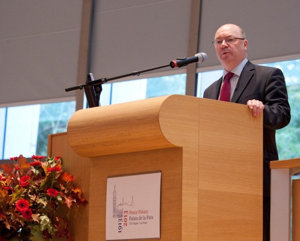 Mr. Alistair Burt MP speaking at the conference