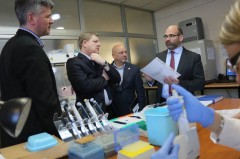 Tour of ICMP's main laboratory in Sarajevo